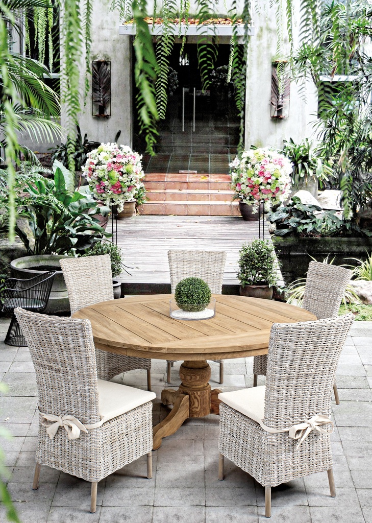 Chaise tressée Zia Côté Coeur Côté Jardin